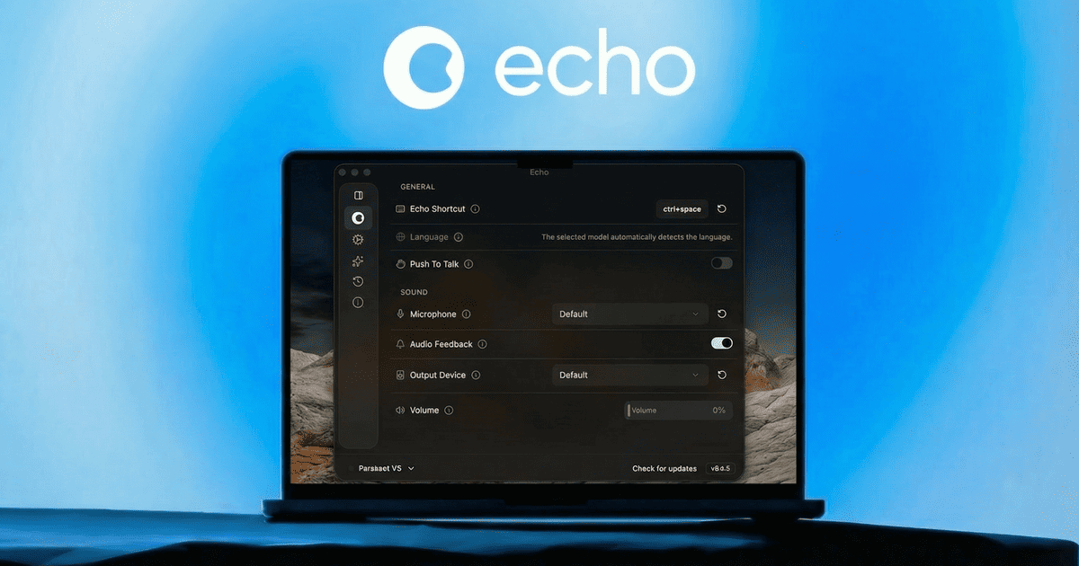 Echo — Free, Private, Offline Speech-to-Text App
